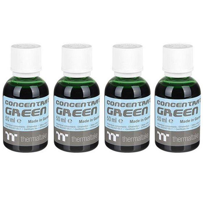 اسید جوهر خنک کننده ترمالتیک مدل TT Premium Concentrate Acid Green Thermaltake TT Premium Concentrate Acid Green 4 Bottle Pack Coolant